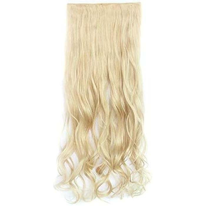 DILLARDS Five Clip Curls Long Curly Hair Wig High Temperature Wire Hair Extension (B091D25Mls) - Image 3